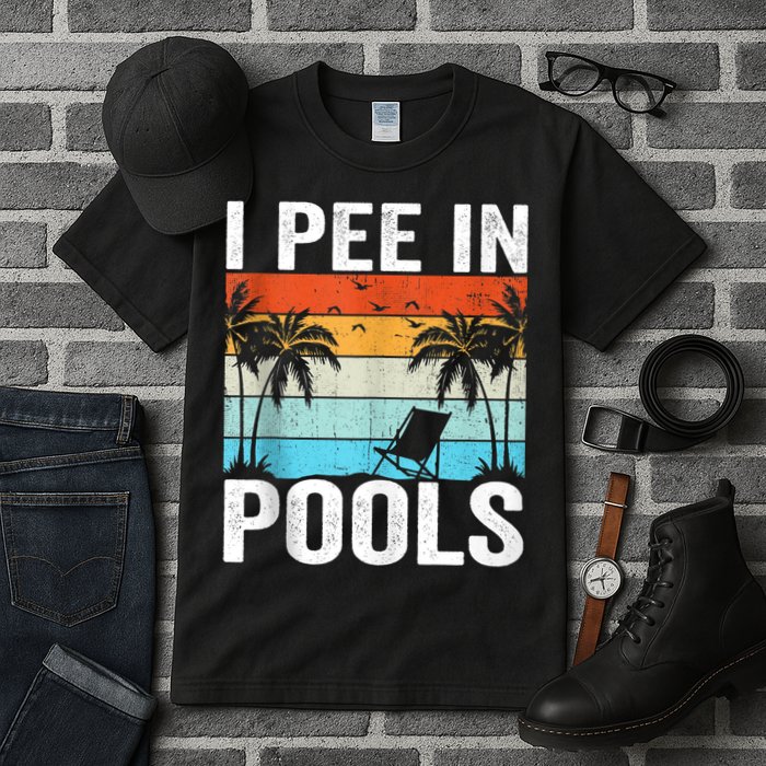 I Pee In Pools Vintage Tall T-Shirt