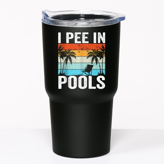 I Pee In Pools Vintage Tumbler
