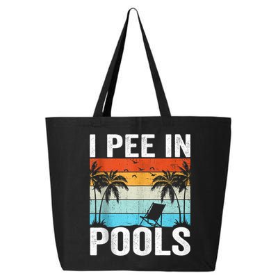 I Pee In Pools Vintage 25L Jumbo Tote
