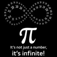 Infinite Pi Infinity Symbol ItS Not Just A Number Pi Day Cute Gift Drawstring Bag