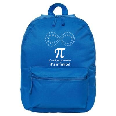 Infinite Pi Infinity Symbol ItS Not Just A Number Pi Day Cute Gift 16 in Basic Backpack
