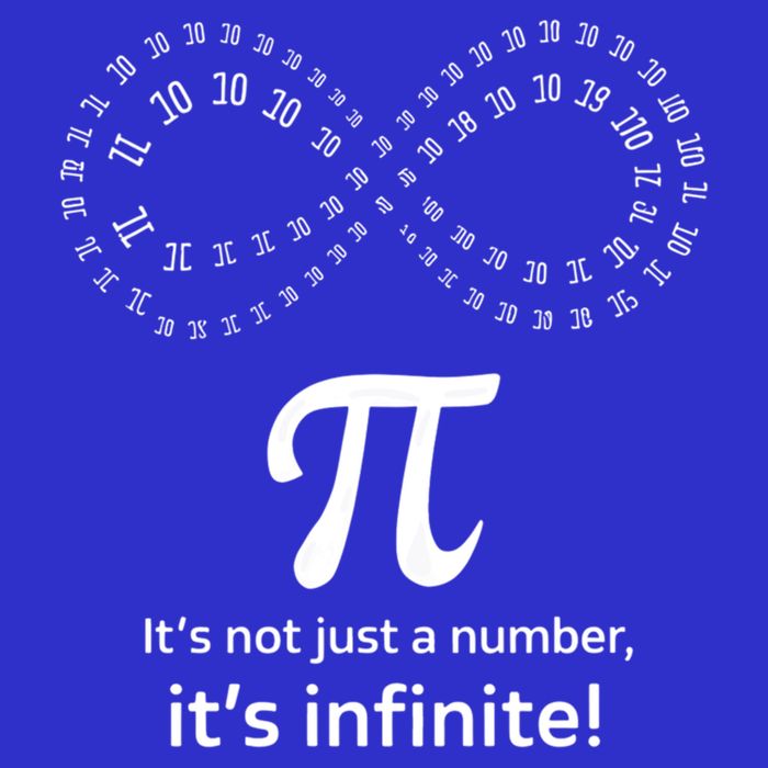 Infinite Pi Infinity Symbol ItS Not Just A Number Pi Day Cute Gift 16 in Basic Backpack