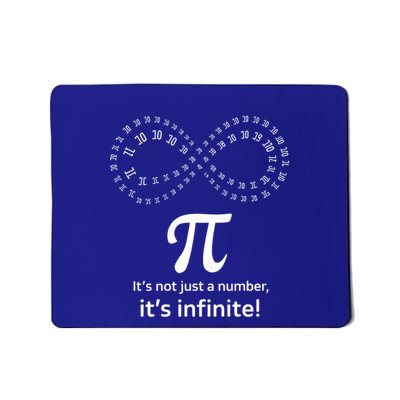 Infinite Pi Infinity Symbol ItS Not Just A Number Pi Day Cute Gift Mousepad