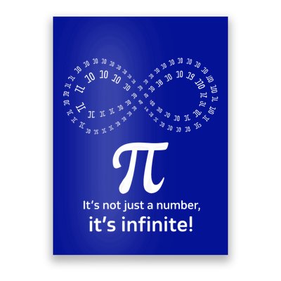 Infinite Pi Infinity Symbol ItS Not Just A Number Pi Day Cute Gift Poster