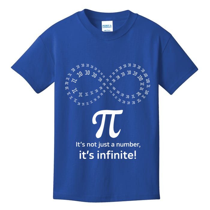 Infinite Pi Infinity Symbol ItS Not Just A Number Pi Day Cute Gift Kids T-Shirt