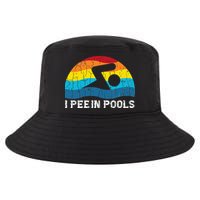 I Pee In Pools Funny Swimmer Swimming Coach Player Cool Comfort Performance Bucket Hat