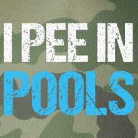 I Pee In Pools Funny Swimming Legacy Tie Dye Trucker Hat