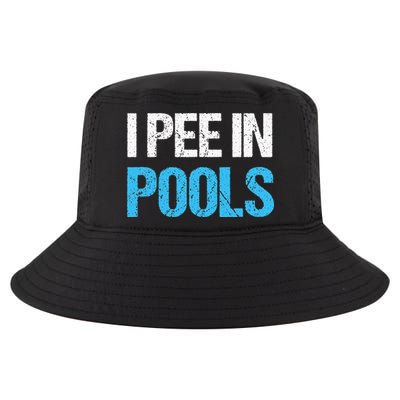 I Pee In Pools Funny Swimming Cool Comfort Performance Bucket Hat