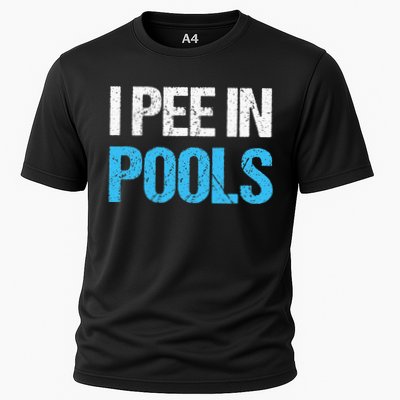 I Pee In Pools Funny Swimming Performance Shirt