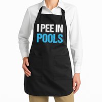 I Pee In Pools Funny Swimming Apron