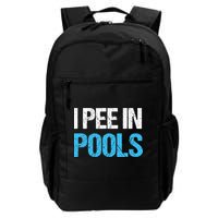 I Pee In Pools Funny Swimming Backpack