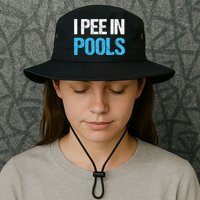 I Pee In Pools Funny Swimming Bucket Hat