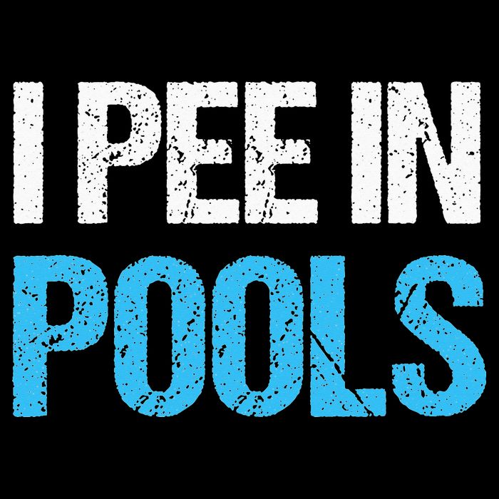 I Pee In Pools Funny Swimming 16 in Basic Backpack