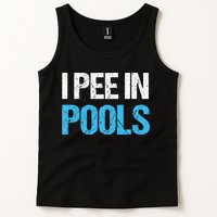 I Pee In Pools Funny Swimming Tank Top