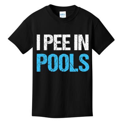 I Pee In Pools Funny Swimming Kids T-Shirt