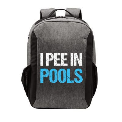 I Pee In Pools Funny Swimming Vector Backpack