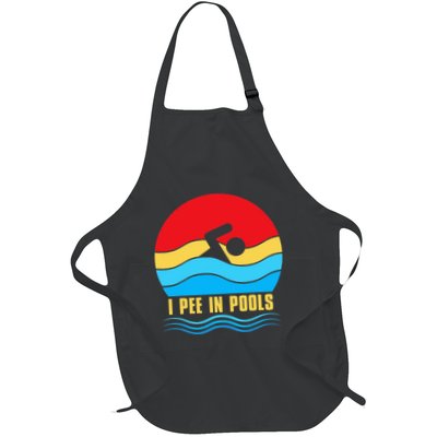 I Pee in Pools Lovers Swimmer Sarcastic Sayings Apron