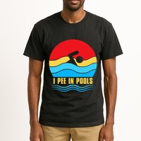 I Pee in Pools Lovers Swimmer Sarcastic Sayings Tall T-Shirt