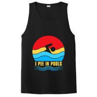 I Pee in Pools Lovers Swimmer Sarcastic Sayings PosiCharge Competitor Tank