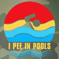 I Pee In Pools Funny Swimmer Coach Player Legacy Tie Dye Trucker Hat