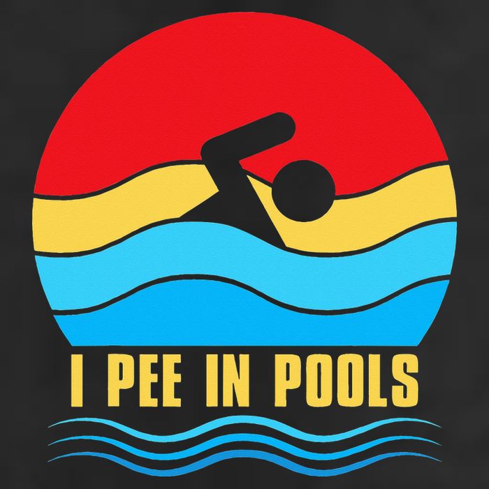 I Pee In Pools Funny Swimmer Coach Player Cool Comfort Performance Bucket Hat