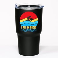 I Pee In Pools Funny Swimmer Coach Player Tumbler