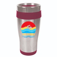 I Pee In Pools Funny Swimmer Coach Player 16oz Travel Tumbler