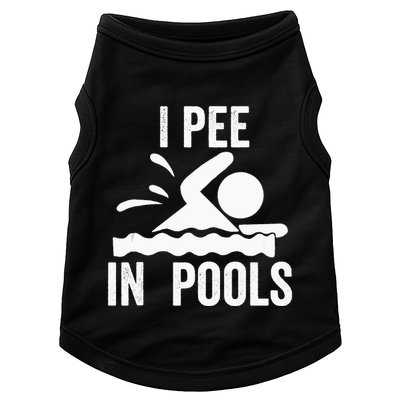 I Pee In Pools Swimming Swim Vacation I Pee In Pools Doggie Tank