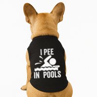 I Pee In Pools Swimming Swim Vacation I Pee In Pools Doggie Tank