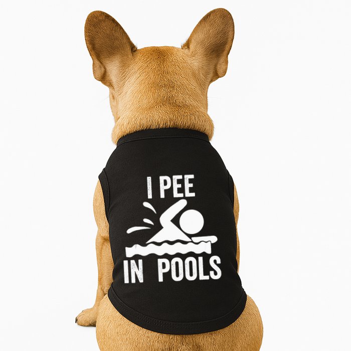 I Pee In Pools Swimming Swim Vacation I Pee In Pools Doggie Tank