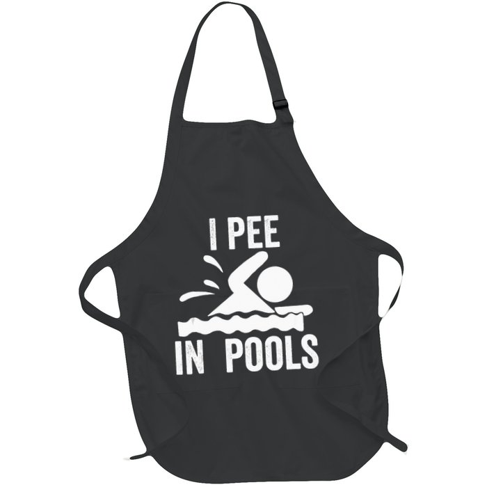 I Pee In Pools Swimming Swim Vacation I Pee In Pools Apron