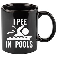 I Pee In Pools Swimming Swim Vacation I Pee In Pools 11oz C Handle Ceramic Mug