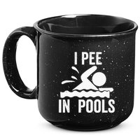 I Pee In Pools Swimming Swim Vacation I Pee In Pools 15oz Campfire Ceramic Mug