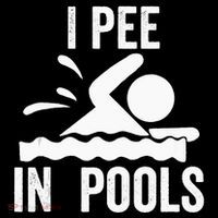 I Pee In Pools Swimming Swim Vacation I Pee In Pools Dry Zone Grid Polo