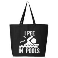 I Pee In Pools Swimming Swim Vacation I Pee In Pools 25L Jumbo Tote