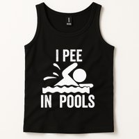 I Pee In Pools Swimming Swim Vacation I Pee In Pools Tank Top