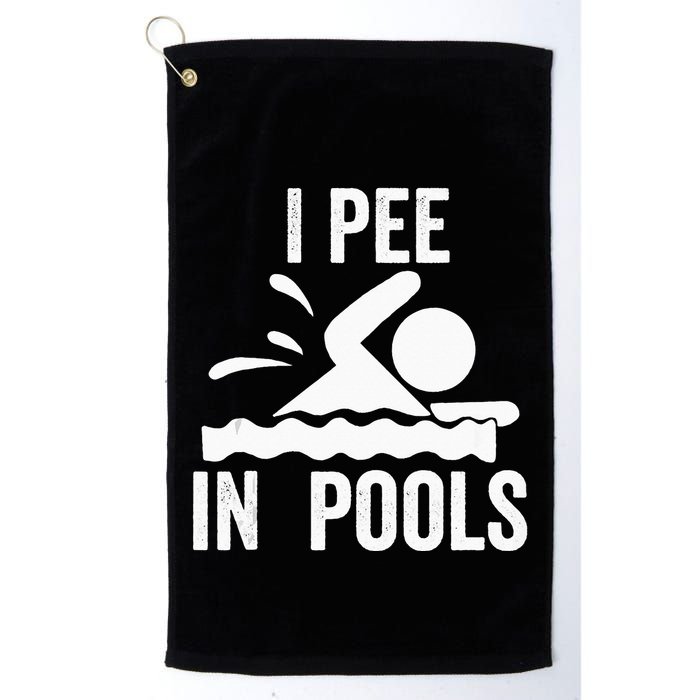 I Pee In Pools Swimming Swim Vacation I Pee In Pools Golf Towel