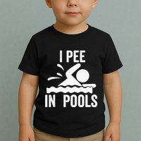 I Pee In Pools Swimming Swim Vacation I Pee In Pools Toddler T-Shirt