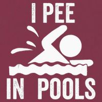 I Pee In Pools Swimming Swim Vacation I Pee In Pools 16oz Travel Tumbler
