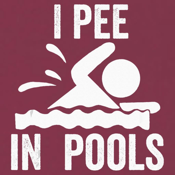 I Pee In Pools Swimming Swim Vacation I Pee In Pools 16oz Travel Tumbler
