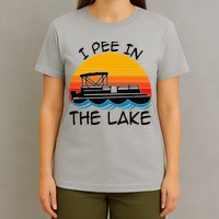 I pee in the lake vintage boating pontoon T-Shirt