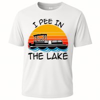 I pee in the lake vintage boating pontoon Performance Shirt