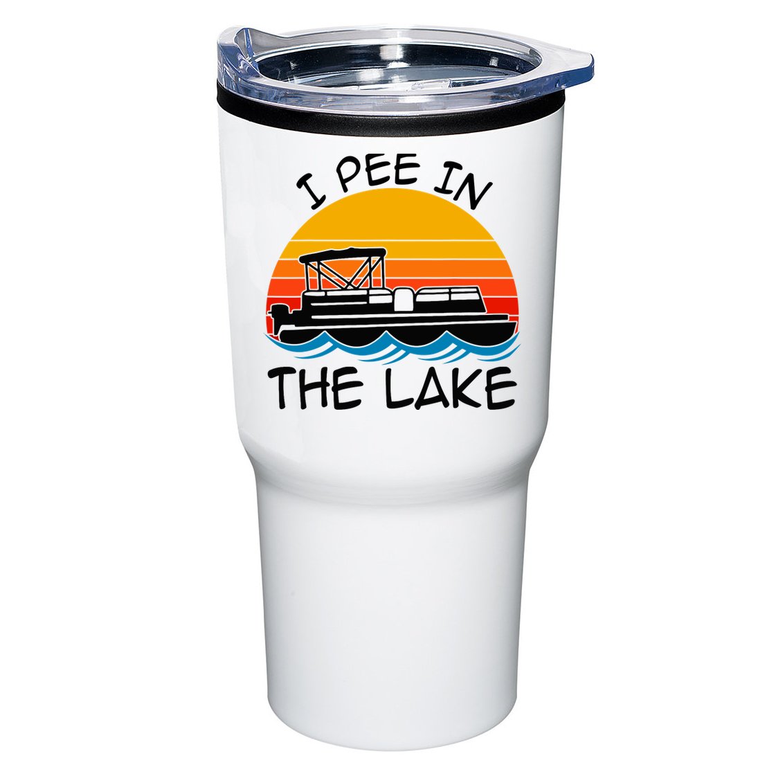 I pee in the lake vintage boating pontoon Tumbler