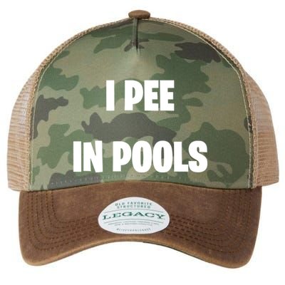I Pee In Pools Legacy Tie Dye Trucker Hat