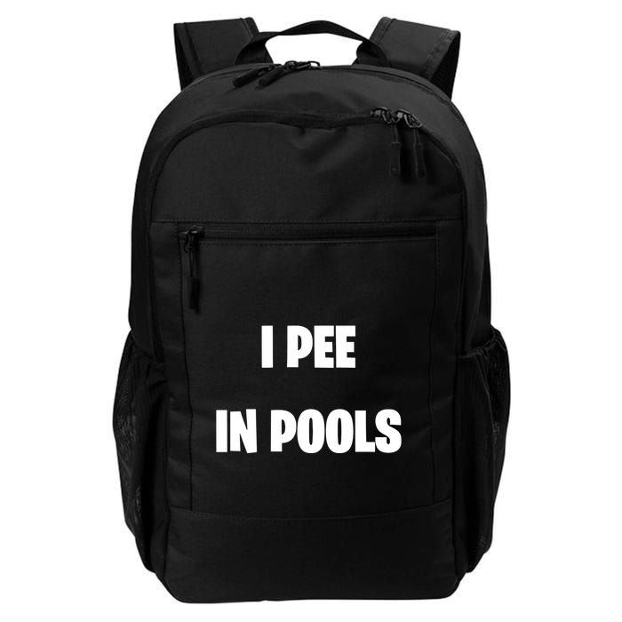 I Pee In Pools Backpack