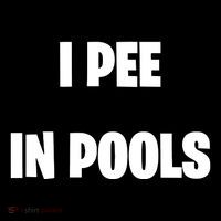 I Pee In Pools Hooded Wearable Blanket