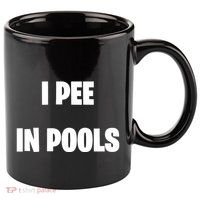 I Pee In Pools 11oz C Handle Ceramic Mug