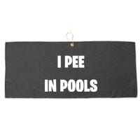 I Pee In Pools Large Microfiber Waffle Golf Towel