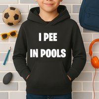 I Pee In Pools Kids Hoodie