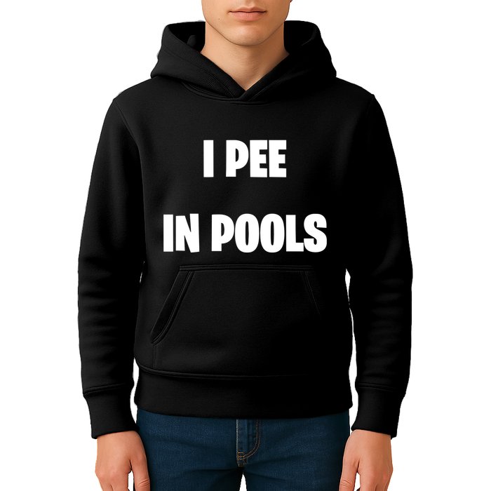 I Pee In Pools Kids Hoodie